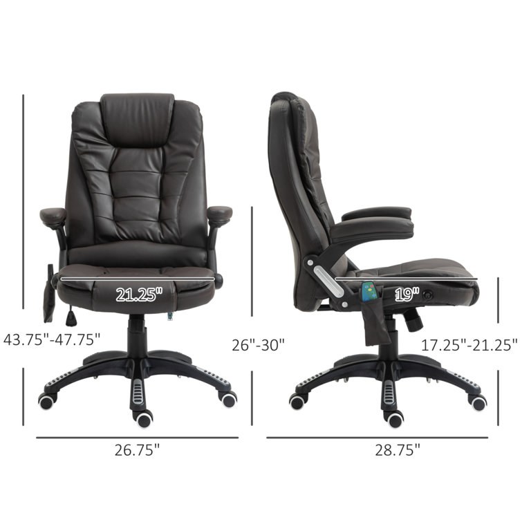 Heated vibrating office chair hot sale